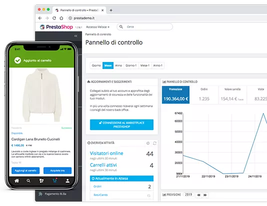 app connessa al gestionale